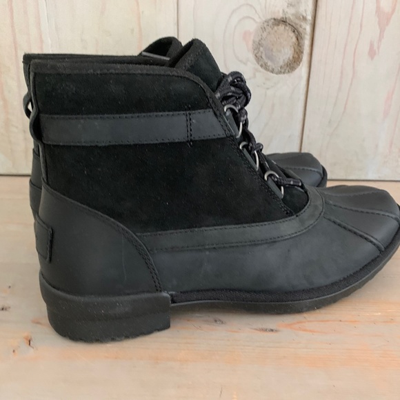 - UGG GREDA BLACK WATERPROOF DUCK BOOTS new - Picture 6 of 8